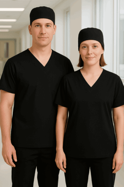SmartScrubs | Kaitiaki Set - All Black