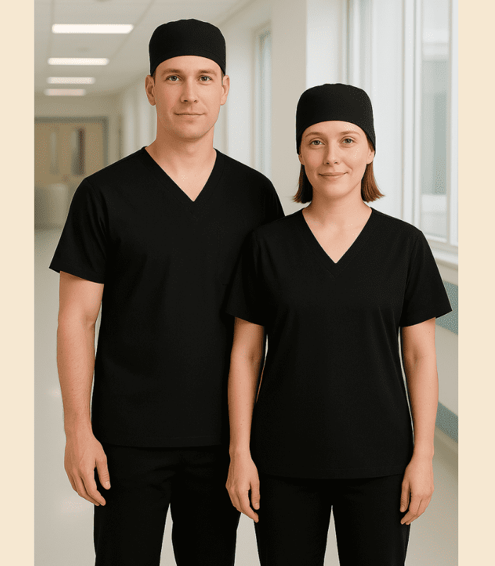 SmartScrubs | Kaitiaki Set - All Black